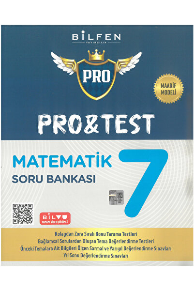 Bilfen Yayıncılık 7.Sınıf Pro&Test Matematik Soru Bankası Maarif Model