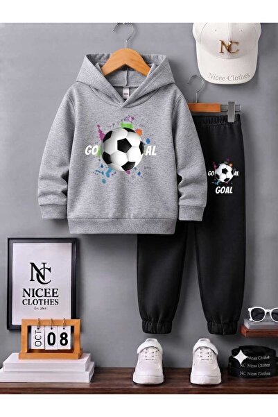NC Nicee Clothes Children's Tracksuit Unisex (Top Goal Printed Winter)