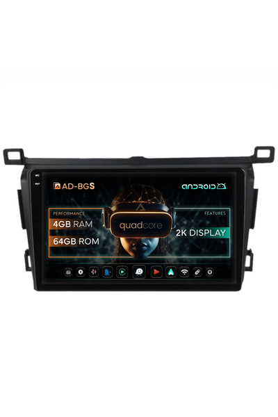 AutoDrop Σύστημα πλοήγησης Android για Toyota RAV4 (2013-2018), 9,5 ιντσών, 4...