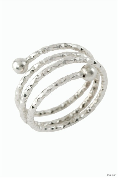 ZERO LAND Ilkestor Spring-Loaded Metal Ring (203708) Silver Color