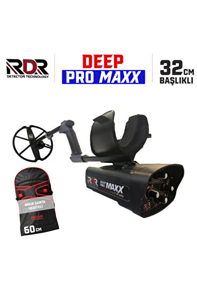 RDR Dedektör RDR Deep Pro Maxx Derin Arama Dedektörü - 6 kHz 32cm Başlıklı ve...