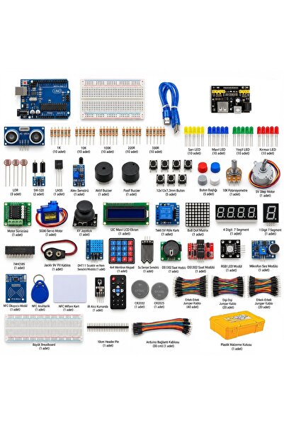 Emes Robotik 220 Parça Arduino Uno Süper Başlangıç Seti