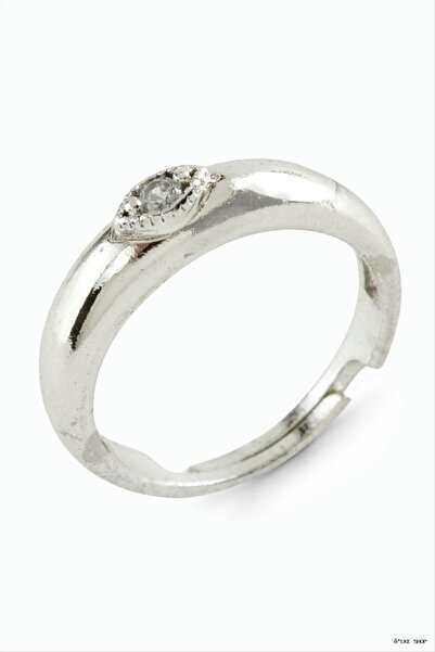 ZERO LAND Ilkestor Eye Stone Ring (202201) Silver Color