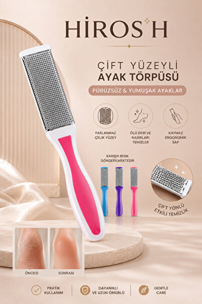 HİROS'H Çift Yüzeyli Ayak Törpüsü Ayak Bakım Törpü