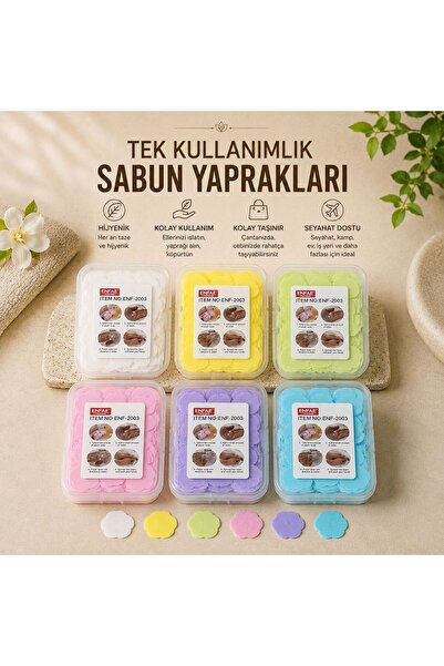 Genel Markalar Ordena Home 3’lü Tek Kullanımlık Sabun Yaprağı Seti – Taşınabi...