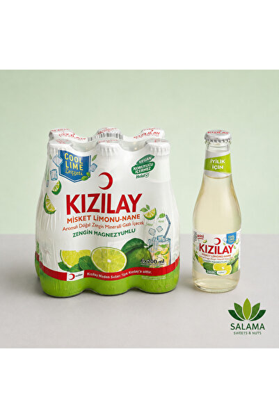 Kızılay Lemon Mint Flavored Carbonated Mineral Water