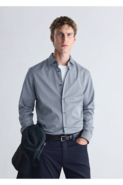 MANGO Man Slim fit comfort stretch, ütü istemeyen gömlek