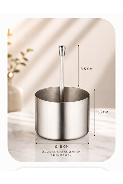 EMİN SKOÇLU SAPLI STICK ŞEKERLİK Ø:8 CM H:5,8 CM