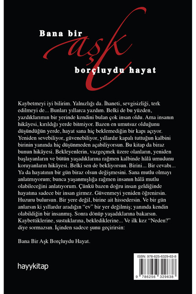 hayykitap Bana Bir Aşk Borçluydu Hayat / Zeus Kabadayı