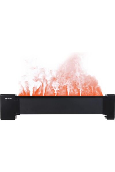 OtherMax Radiator Electric de Tip Plintă cu Șemineu 45 inch 2000W Umidificato...