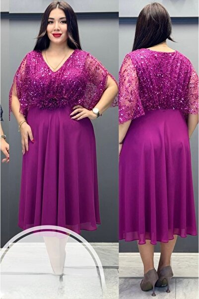 Sienna Fashion Rochie midi eleganta