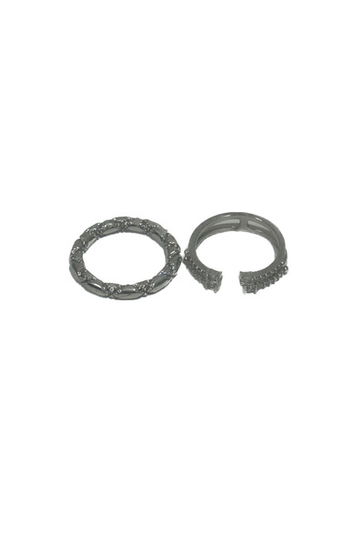 Generic Brand Two-Piece Component Silver