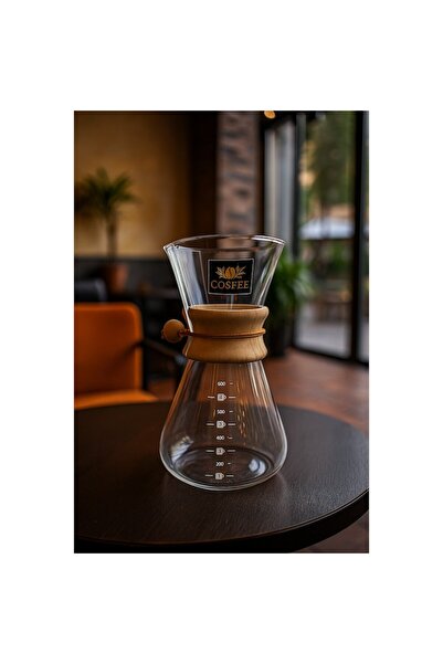OEM COSFEE Chemex type coffee preparation device – Borosilicate glass carafe ...