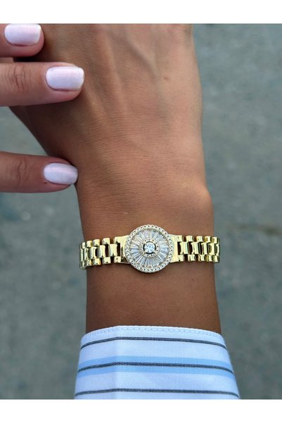 Tuysa Jewelry Özel Seri Zirkon Taşlı Bileklik – Kuyumcu Modeli Taş Detaylı Bi...