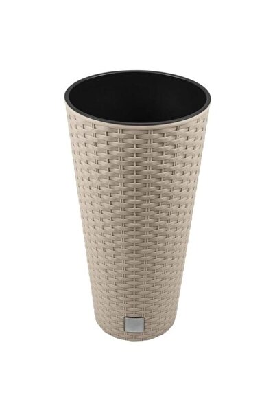 Solplant Ghiveci decorativ de flori, Prosperplast, Rato, imitatie ratan, rotu...