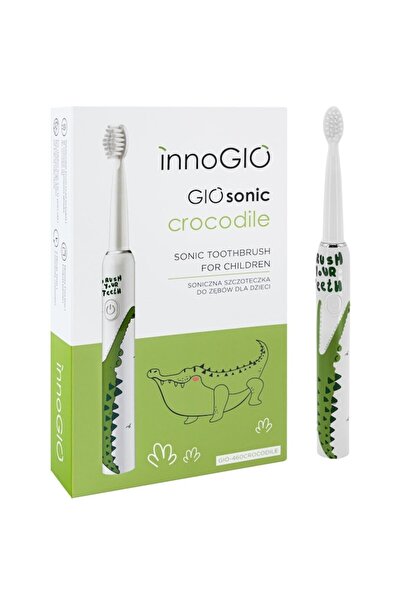 Luka GIOsonic Crocodile Electric Toothbrush, 4 replacement heads, 3 operating...