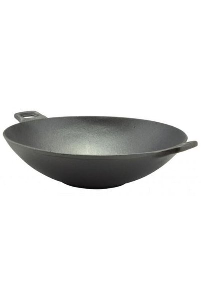 Solplant Vas din fontă tip Wok, 37x10 cm, Perfect Home
