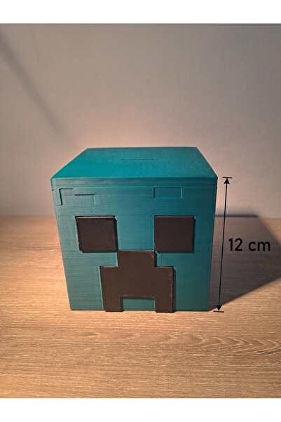 Genel Markalar Nemo3D Creeper Kumbara - Minecraft Temalı Çocuk Para Biriktirm...