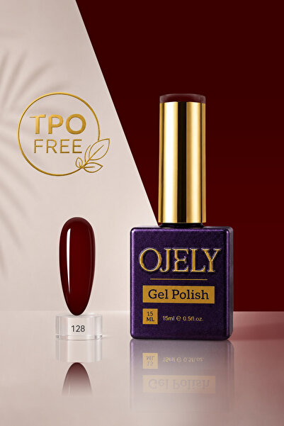 OJELY Kalıcı Oje UV/LED Uyumlu 15ML Kırmızı & Bordo