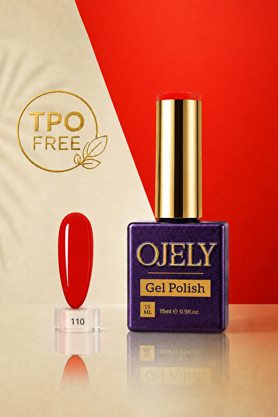 OJELY Kalıcı Oje UV/LED Uyumlu 15ML Kırmızı & Bordo