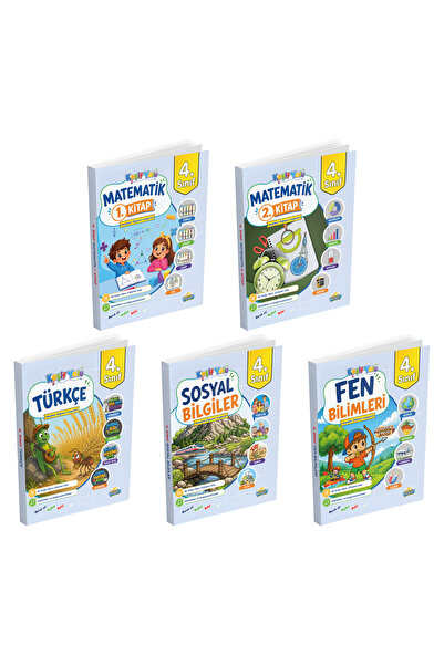 Mavi Deniz Yayınları Mavi Deniz 2027 4. Sınıf Keşif Yolu Matematik + Türkçe +...