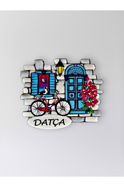 Mundy DATÇA Polyester Kabartmalı Magnet 7x6,5 cm Şehir Magneti Dekoratif Hedi...