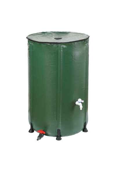 Solplant Rezervor pliabil pentru apa de ploaie, 250 L, cu robinet