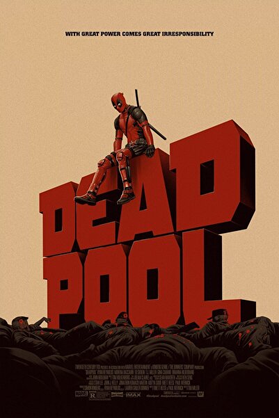Deadpool Vintage Kraft Poster - 33x48cm