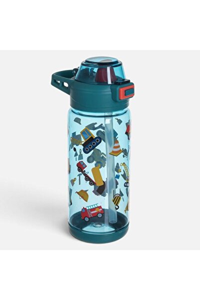 Generic Sticle de apă pop-up pentru copii cu design de vehicule, 600 ml