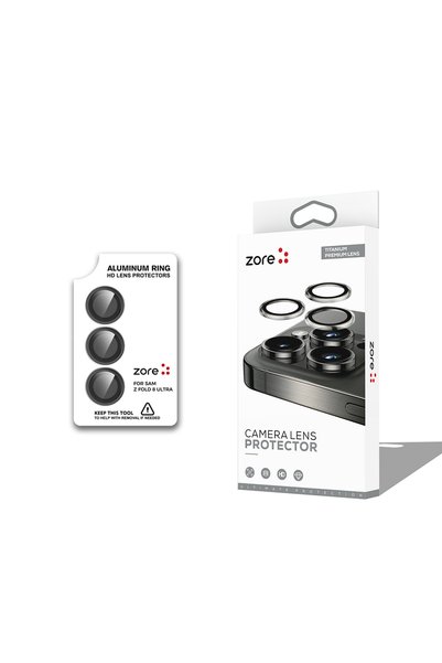 zore Galaxy Z Fold 8 Kamera Lens Koruyucu Safir Görüntü Kalitesini Bozmayan P...