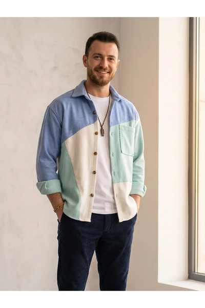 FıttingRoom Oversize Cotton Cashmere Luca Shirt