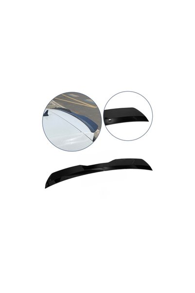 OEM Eleron Luneta Auto Universal, Plastic, Design Slim, Lungime 95.5cm, Negru Lucios