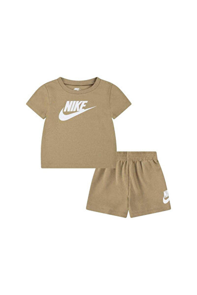 Nike Club Unısex Çocuk Şort T-Shırt Takım 86L596-X3E