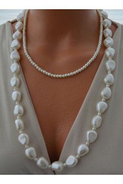 Stoneage Necklace - White -