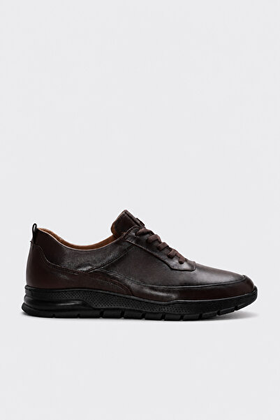 FAST STEP Genuine Leather Brown Skin Men's Casual Shoes 161Ma260