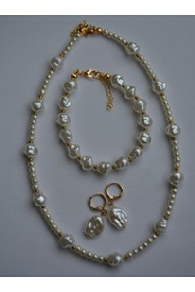 Stoneage Jewelry set - gold color -