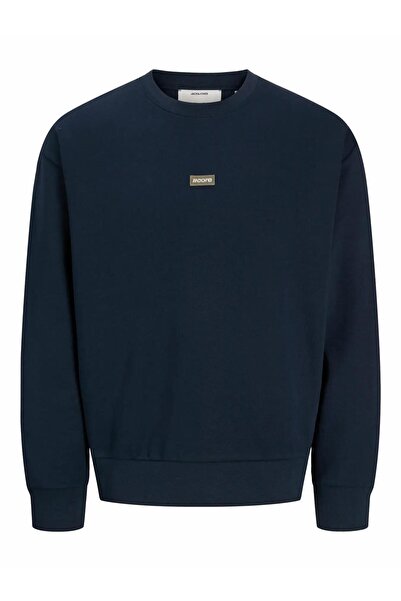 Jack & Jones Τζακ Τζόουνς Κλαμπ Μπέιτζ Ανδρικό Φούτερ με Χαλαρή Εφαρμογή και ...