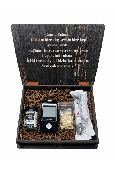 Optima Babaya Hediye I Kişiye Özel Şeker Ölçüm Cihazı I Şeker Ölçüm Cihazı I ...