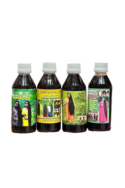 Advansea 4-Oil Indian Adivasi Cross 2-Month Set for Softening, Lengthening, a...