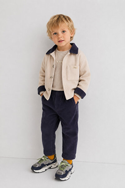 Elo Baby Boy Navy Blue Convivial Cotton 3-Piece Set