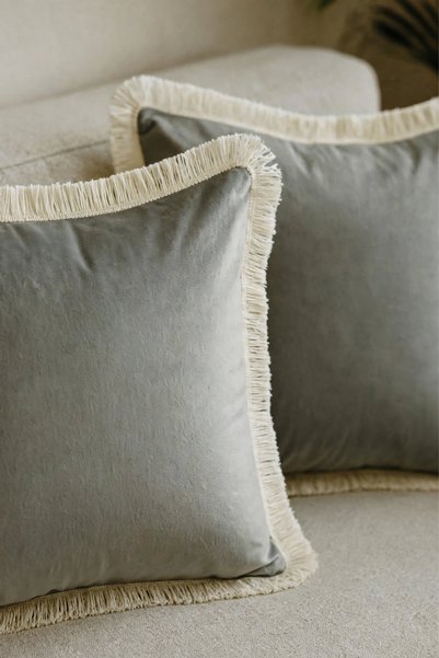 Vannes Home Luxury Velvet 2-Piece Decorative Throw Pillow Cover 45X45 cm