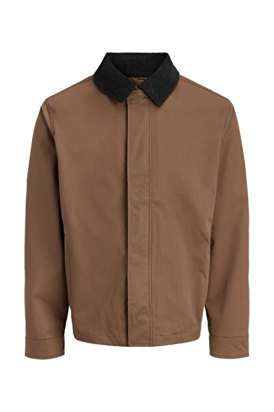 Jack & Jones Geacă fără glugă, Bărbați, Croială normală, JJWOLF, Maro