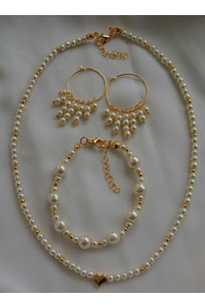 Stoneage Jewelry set - gold color -