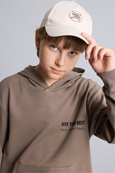 DeFacto Sports Printed Embroidery Cotton Cap Hat Boys I0738A826Wn