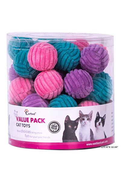 Eastland Spt-Gld Rattle Plush Drawstring Ball-Diameter 4 (23401) cm 42Pcs