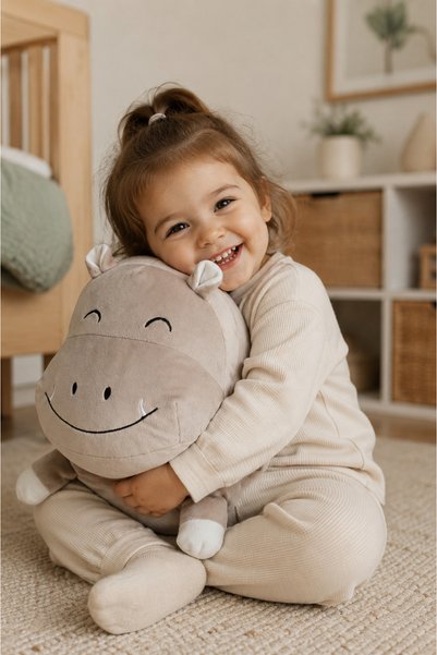 MOISY Plush Hippopotamus Pillow