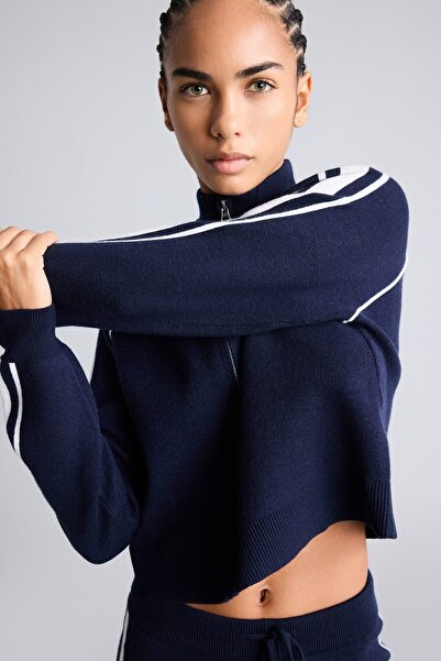 DeFacto Standard Fit Zippered Cardigan H8532Ax26Au