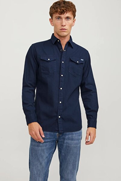 Jack & Jones Jjesheridan Мъжка риза с дълъг ръкав