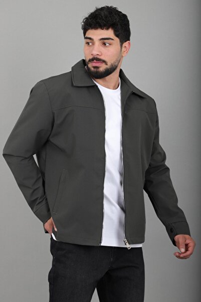 Stilkombin Tyson Fabric Collared Zippered Seasonal Coat Pldp 3034_60396