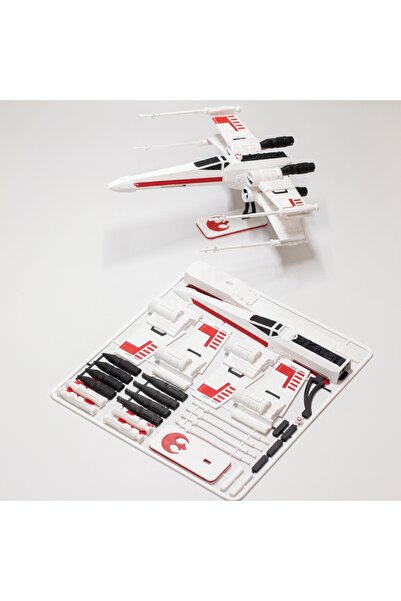 X-Wing Kit Card – Kendin Birleştir Uzay Gemisi Modeli ve Sergileme Standı